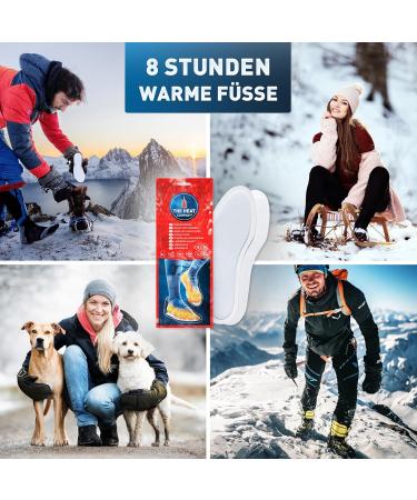 Buy The Heat Company Solo Warmer | Extra Warm Foot Warmers - 5 10 or 30 Pairs - Air-Activated 8 Hours of Warmth | Available in Small to X-Large - Buy Online on GoSupps.com