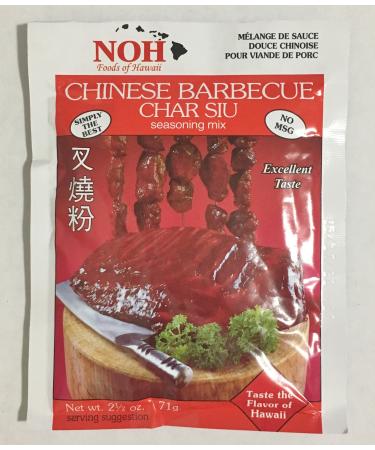 NOH Foods of Hawaii Chinese Barbecue Char Siu Seasoning Mix 2 1/2 oz (71 g)
