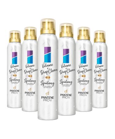 Pantene Volume + Deep Clean Foam Conditioner 180ml (6 x 180 ml)
