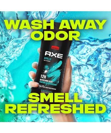 AXE Body Wash for Men - Apollo Sage & Cedarwood | Long Lasting Freshness & Odor-Busting Prebiotics | 16 oz International Shipping Available - Buy Online on GoSupps.com
