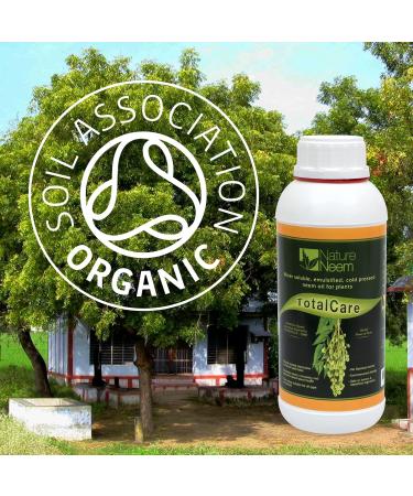 NatureNeem TotalCare Water soluble Neem oil - Cold Pressed - 1 Litre - 100% Natural Certified Organic - Buy Online on GoSupps.com