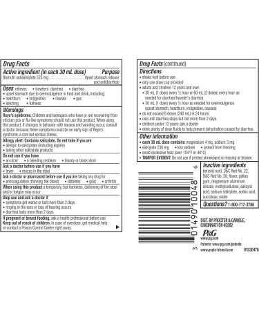 7 Seas Pepto Bismol Liquid Cherry 16 Fl Oz - Pack of 1 - Buy Online on GoSupps.com