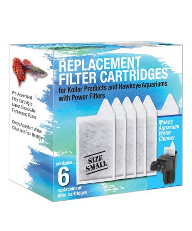 Koller Products Replacement Filter Cartridges - Small 6-Pack