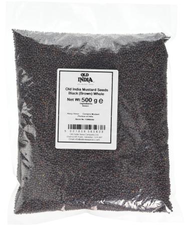 Old India Mustard Seeds Black (Brown) Whole 500 g 500 g (Pack of 1) - Buy Online on GoSupps.com