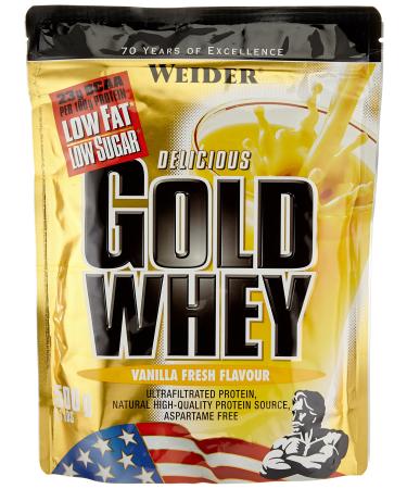 Weider Gold Whey Bag Double Pack (2 x 500 g) Vanilla 1 Pack (1 x 1 kg) - Buy Online on GoSupps.com