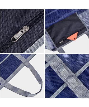 Extra Large Beach Bag with Multiple Pockets - Ideal Family Vacation Tote Bag for Beach Accessories - Blue - Buy Online on GoSupps.com