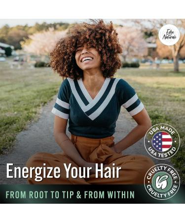 EDGE NATURALE Hair Vitamins - Hair Growth Supplement for Men and Women - 60 Tablets with Vitamin C & E - Promotes Hair Health - Hair Loss Treatment - Buy Online on GoSupps.com