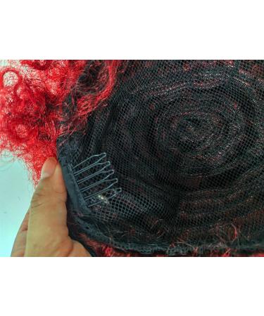 Afro Puff Drawstring Ponytail for Black Women Short Kinky Curly Afro Ponytail Synthetic Hair Afro Bun Drawstring Ponytail for Women(red/Small size(Pack of 2) Small size(Pack of 2) Red - Buy Online on GoSupps.com