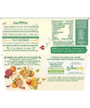 Bl dina Fruits du Verger 8 x 100g - Buy Online on GoSupps.com