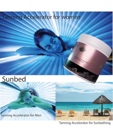 Tanning Accelerator Sunbed Cream 200ML- Intense Bronze- Effective in Sunbeds & Outdoor Sun Achieve a Natural Tan with Natural Ingredients - Buy Online on GoSupps.com