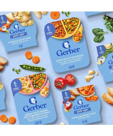 Gerber Pasta Stars with Chicken & Vegetables 6 oz (Pack of 6) | Nutritious Baby Food - Buy Online on GoSupps.com