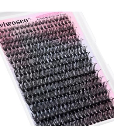 DIY Lash Clusters - 320pcs D Curl Individual Lashes for Natural Volume | wiwoseo - Buy Online on GoSupps.com