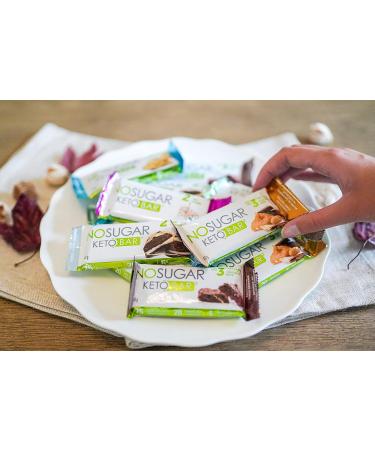 No Sugar Company Keto Bar Snack - Chocolate Mint - Pack of 12 - 1.41 Oz. - Buy Online on GoSupps.com