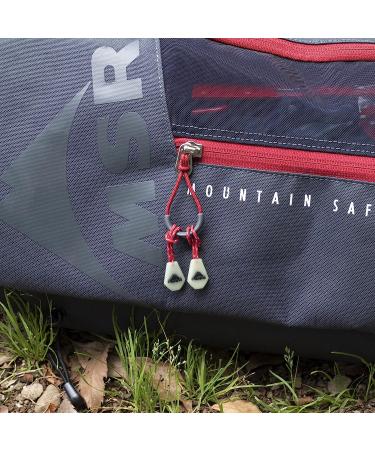 MSR Night Glow Zipper Pulls 2-Pack - Red/White for Enhanced Visibility - Buy Online on GoSupps.com