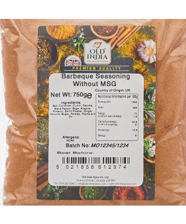 Old India Barbeque Seasoning Without MSG 750g 750 g - Buy Online on GoSupps.com