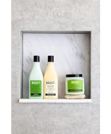 SAUCE BEAUTY Intense Repair Shampoo - Chimichurri Mint Tingle | Hydrating Paraben & Sulfate-Free Shampoo with Argan & Peppermint Oil - 10 Fl Oz - Buy Online on GoSupps.com
