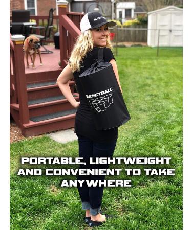 BucketBall USA Edition Combo Pack - Ultimate Outdoor Game for Adults, Teens, and Family - Ideal for Beach, Pool, Camping, Tailgate, and Events - Buy Online on GoSupps.com