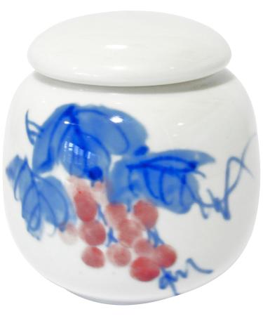 TEA SOUL B6021473 Bo te Th avec D coration de Raisin C ramique 30 g