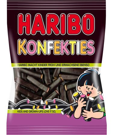 Haribo Konfekties Liquorice Candy Sweets in a Bag 175 g - Buy Online on GoSupps.com