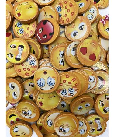Buy Oyoy Emoji Chocolate Partymix Set - 510g Smiley Chocolate in Party Bucket | Delicious Milk Chocolate Treats for Kids | Perfect Gift & Souvenir - Buy Online on GoSupps.com