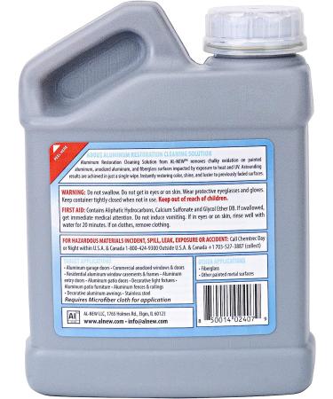 AL-NEW Aluminum Restoration Solution | Clean & Restore Patio Furniture, Stainless Steel & Household Metal Surfaces - 16 oz - Buy Online on GoSupps.com