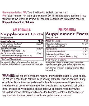 Nature's Way AM/PM Menopause Formula (60 Count) - Hormonal Balance Support - Buy Online on GoSupps.com