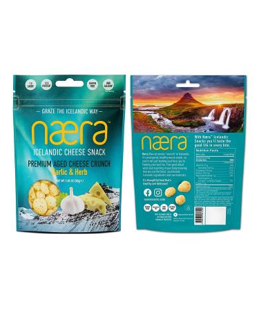 Naera Icelandic Cheese and Strawberry Skyr Crunch Snacks - 3 Flavor Variety Pack (3x 2.98 Oz) - Gluten Free Protein Snacks for Adults and Kids - Buy Online on GoSupps.com