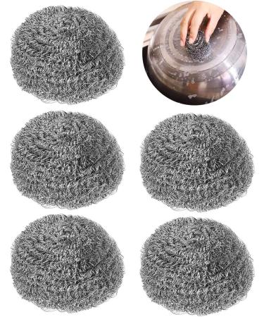 20Pcs Stainless Steel Scourer Scrubber Metal Scouring Pads KitcheCleaning Tool TS183 for Kitchens Bathroom and More Kitchenware - Buy Online on GoSupps.com