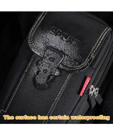 Hejo Men's Tactical Belt Bag - Small Multifunctional Hip Bum Bag for Cycling Hiking & Camping - Buy Online on GoSupps.com