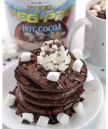 Buy Steel Supplements Veg-PRO Vegan Protein Powder - Hot Cocoa | 25 Servings | Organic Gluten Free Non-Dairy Low Carb BCAA Amino Acid - Buy Online on GoSupps.com