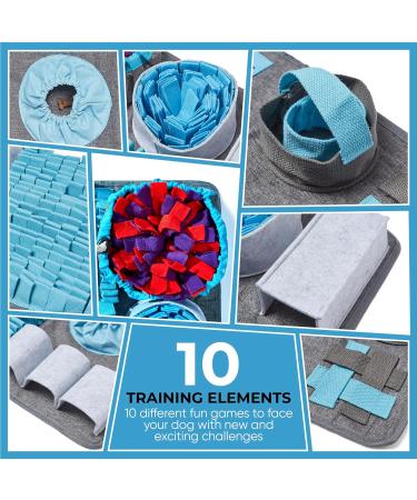 Snuffle Pup Interactive Snuffle Mat for Dogs | Fun Feeding Puzzle | Slow Feeding Game for All Breeds - Buy Online on GoSupps.com