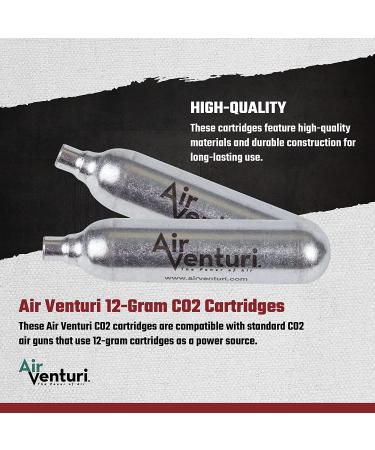 Air Venturi 12-Gram CO2 Cartridges 6ct - High-Quality Power Source for Your Airsoft or Paintball Gun - Buy Online on GoSupps.com