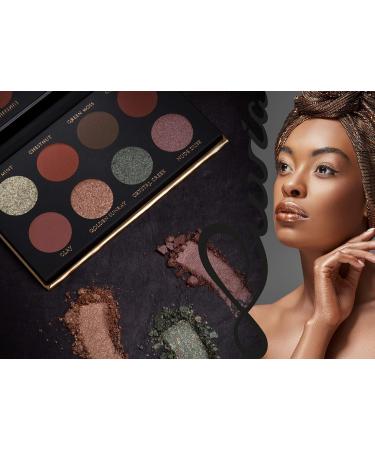Shop Luvia Vegan Hidden Forest Eyeshadow Palette - Matt & Glitter - Sustainable Microplastic-Free Cosmetics - Buy Online on GoSupps.com