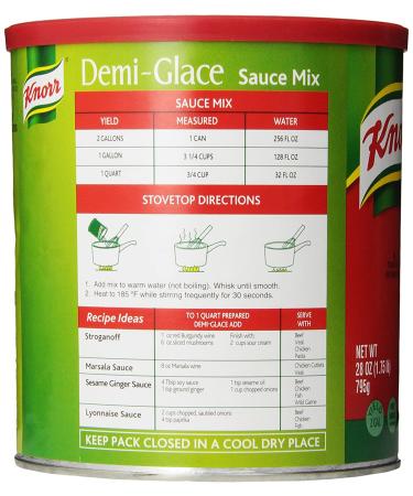 Knorr Demi-Glace Sauce Mix - 28 oz Canister - Buy Online on GoSupps.com