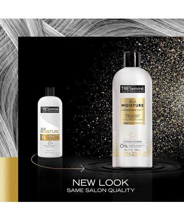 TRESemm Sulfate-Free Shampoo & Conditioner Set - Moisture Rich Hydrating Treatment for Dry Damaged Hair with Hyaluronic Acid Vitamin C & Biotin - Family Size 28 Oz - Buy Online on GoSupps.com