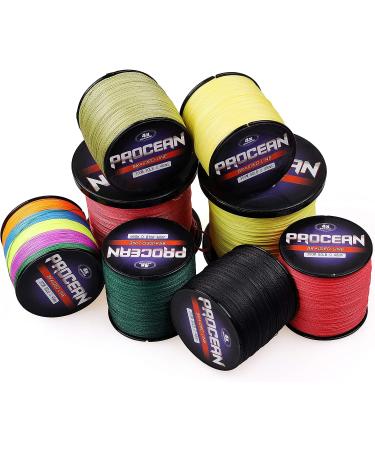 Procean 100% PE 8 Strand Braided Fishing Line - Camo Green 15LB (6.8Kg) 0.18mm 328Yds - Buy Online on GoSupps.com