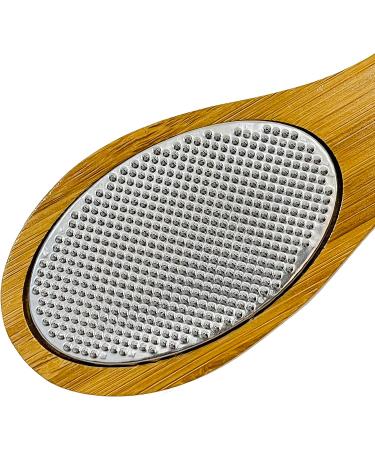 4-in-1 Bamboo Foot File Brush with Pumice Stone and Callus Remover - Buy Online on GoSupps.com