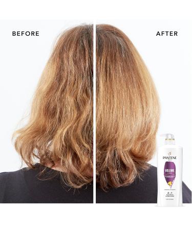 Buy Pantene Pro-V Volume & Body 2 in 1 Shampoo & Conditioner - 17.9 fl oz Pump Bottle | International Shipping Available - Buy Online on GoSupps.com