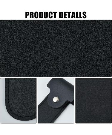 Buy SUPERFINDINGS 4Pcs PU Leather Razor Protective Case - Black Shaving Pouch Holder for Travel | 141mm Long Button Design - Buy Online on GoSupps.com