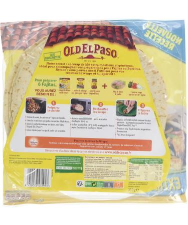 Old el paso Natural Wheat Wraps 350 g - Buy Online on GoSupps.com