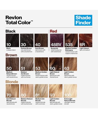 Revlon Total Color Permanent Hair Dye 60 Light Natural Brown - 3.5 Oz Clean, Vegan Formula for 100% Gray Coverage - Buy Online on GoSupps.com