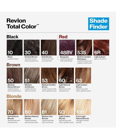 Revlon Permanent Hair Color - 100% Gray Coverage Clean & Vegan 63 Light Golden Brown 3.5 Oz - International Shipping Available - Buy Online on GoSupps.com