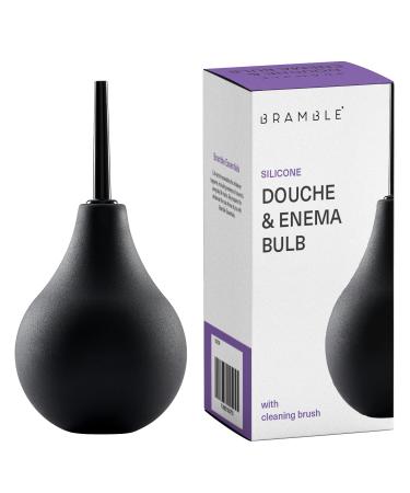 Bramble - Premium Medical Silicone Enema & Douche Bulb with Cleaning Brush