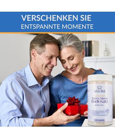 Salora Premium Totes Meer Bavarian Sea Salt 9x1150g | Additive-Free Bath & Foot Bath Salt with Peeling Effect - Coarse Advantage Pack - Buy Online on GoSupps.com