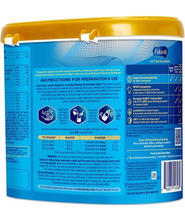 Enfamil Enspire Optimum Infant Formula - 20.5 Oz. - Pack of 4 - Buy Online on GoSupps.com