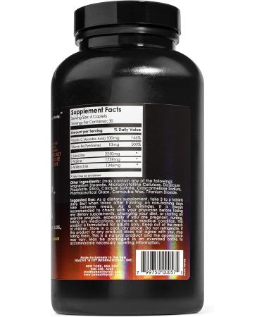 Healthy N Fit Anabolic Amino BCAA - 180 Caplets | Premium Branched Chain Amino Acids for Muscle Recovery & Performance - Buy Online on GoSupps.com