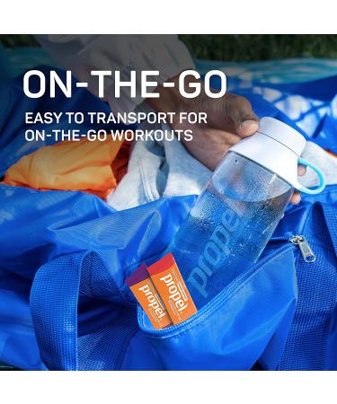 Propel Immune Support Powder Packets - Orange Raspberry (120 Pack) | Vitamin C + Zinc | Immune System Boost | 10 Count (Pack of 12) - Buy Online on GoSupps.com