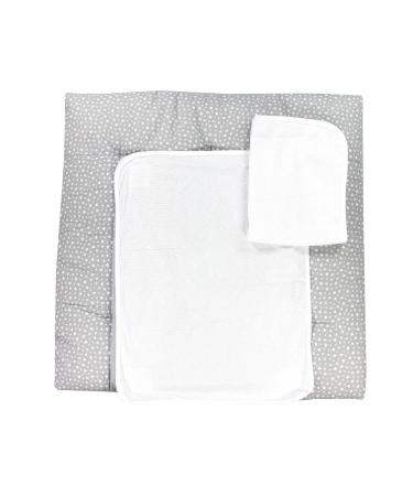 Tuptam changing pad incl. 2 terry trains Model Mar02579 color: constellation white / gray size: 70 x 70 cm constellation white / gray 70x70 cm (1 pack)