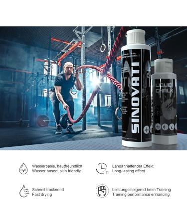 Sinovati Liquid Chalk | Quick Drying Gym & Climbing Chalk 100ml | Skin-Friendly Alternative to Chalk Block for Bouldering Gymnastics & Pole Dance - Buy Online on GoSupps.com