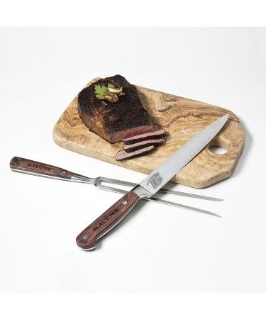 Baltimore Ravens NFL 2-Piece Carving Set | Stainless Steel Kitchen Fork & Knife - Perfect Gift for Sports Fans - Buy Online on GoSupps.com